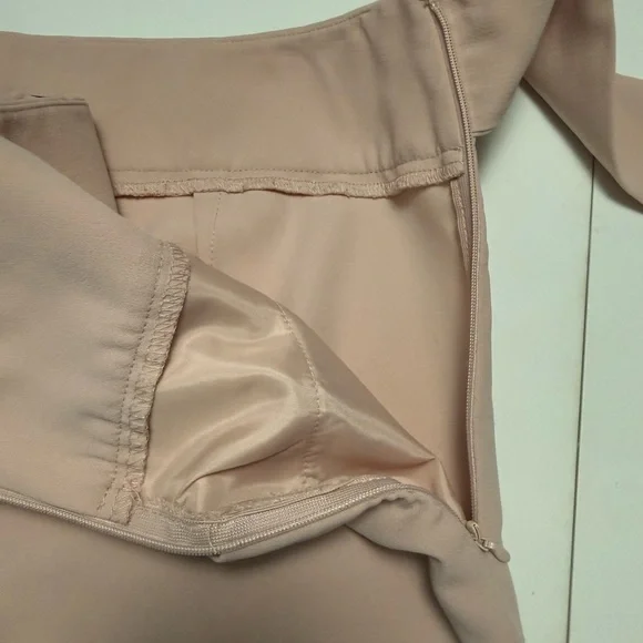 Ann Taylor Factory Light Pink Tie Front Trousers Size 8 - Picture 8 of 9